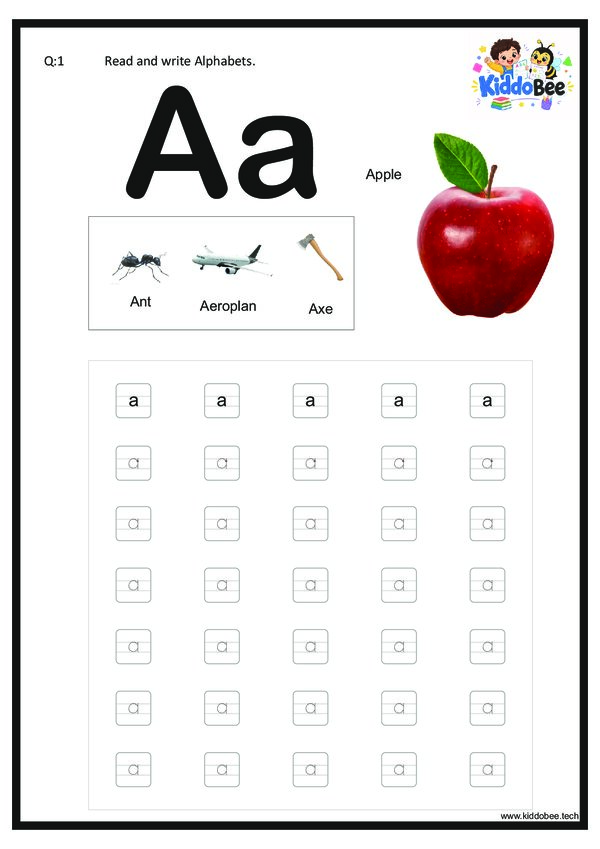 Small Letters Alphabet Tracing & Handwriting Practice Workbook